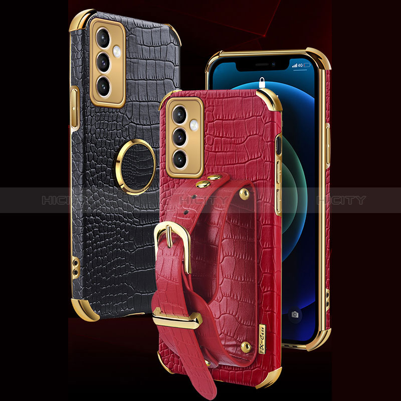 Soft Luxury Leather Snap On Case Cover XD5 for Samsung Galaxy A54 5G