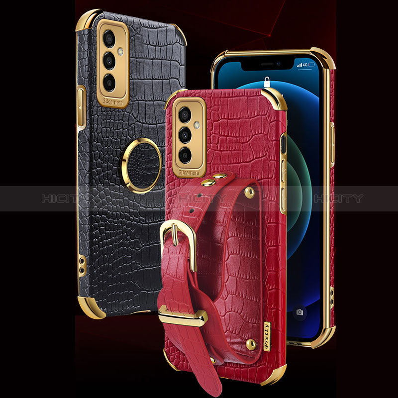 Soft Luxury Leather Snap On Case Cover XD5 for Samsung Galaxy F23 5G