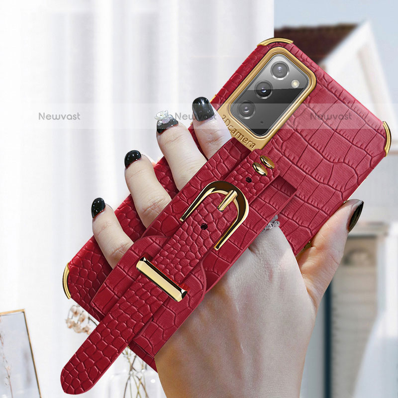 Soft Luxury Leather Snap On Case Cover XD5 for Samsung Galaxy Note 20 5G