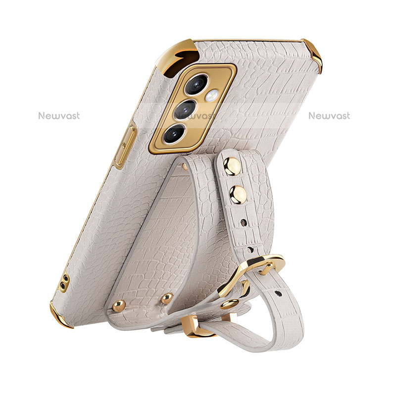 Soft Luxury Leather Snap On Case Cover XD5 for Samsung Galaxy Quantum2 5G