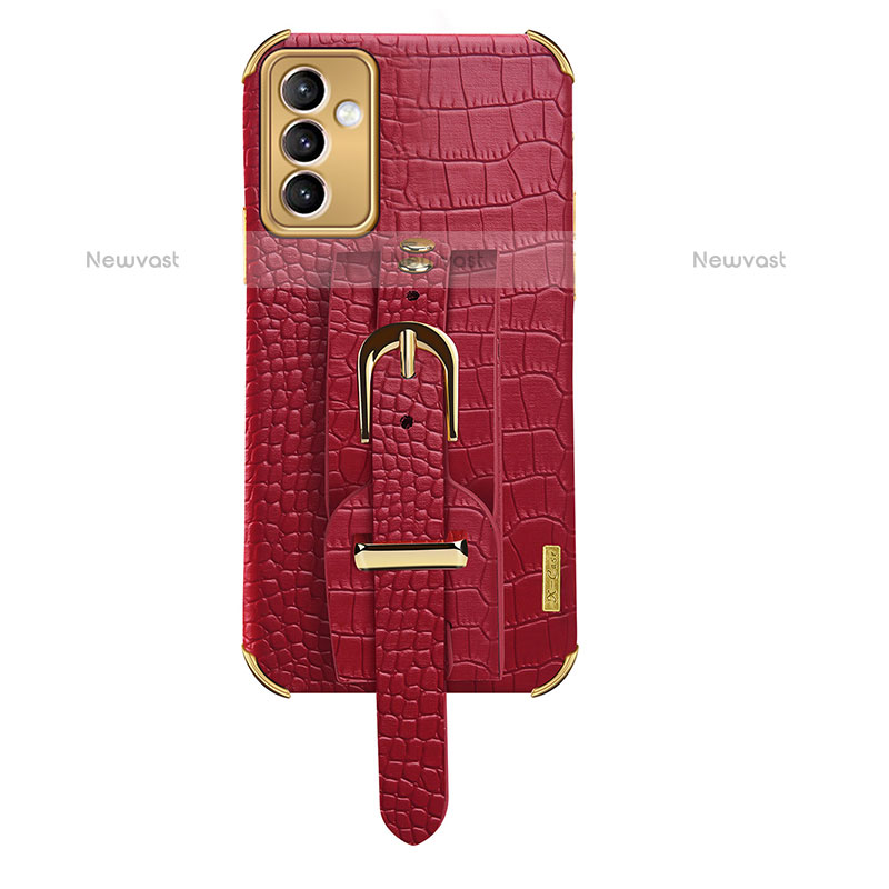 Soft Luxury Leather Snap On Case Cover XD5 for Samsung Galaxy Quantum2 5G