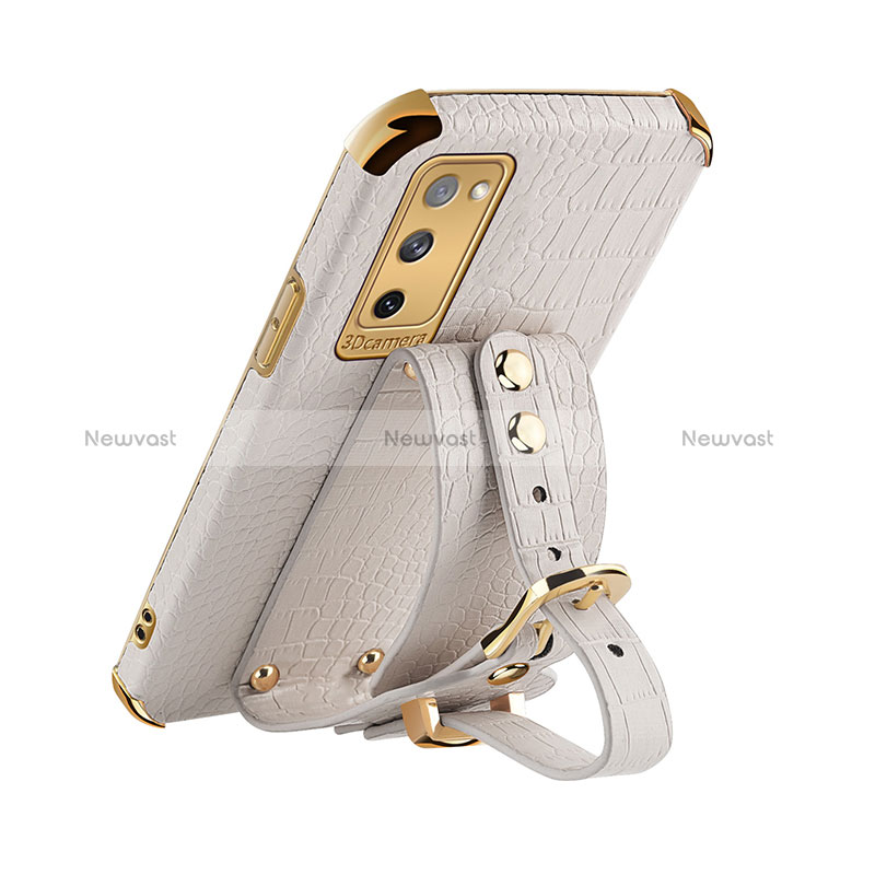 Soft Luxury Leather Snap On Case Cover XD5 for Samsung Galaxy S20 FE 4G