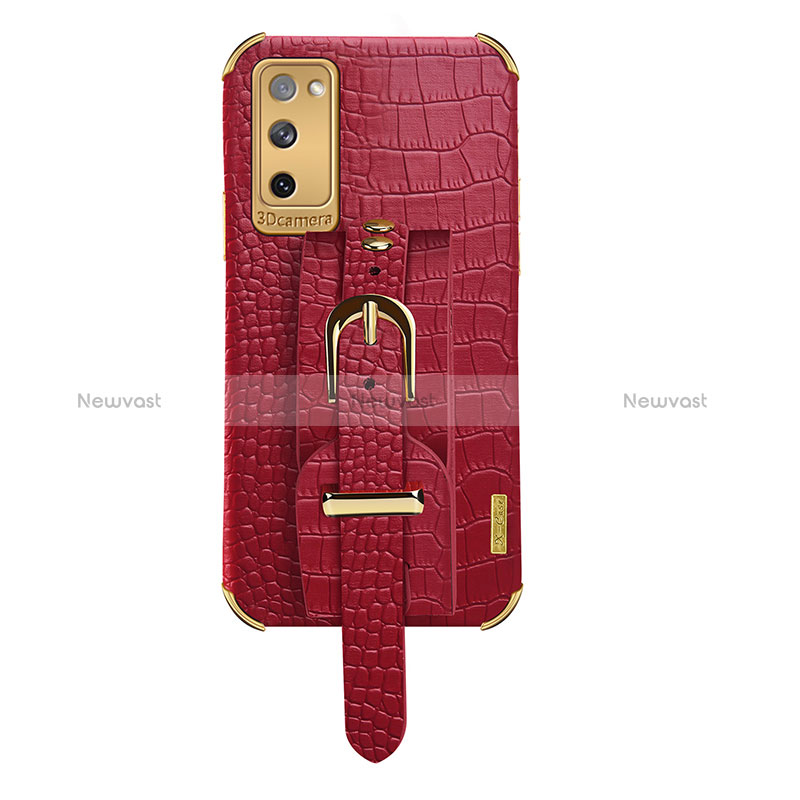 Soft Luxury Leather Snap On Case Cover XD5 for Samsung Galaxy S20 FE 4G