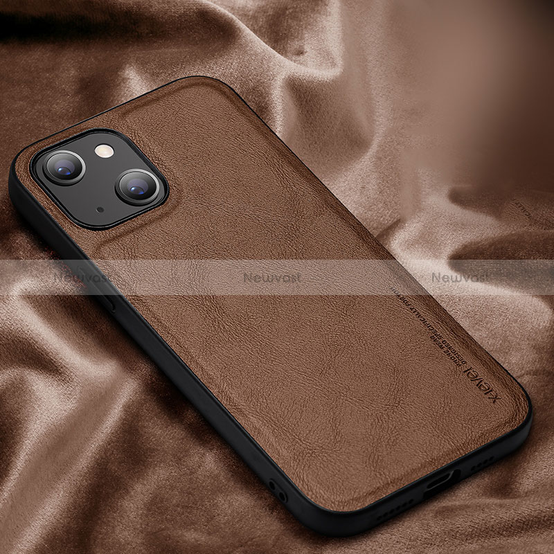 Soft Luxury Leather Snap On Case Cover XV1 for Apple iPhone 14 Plus