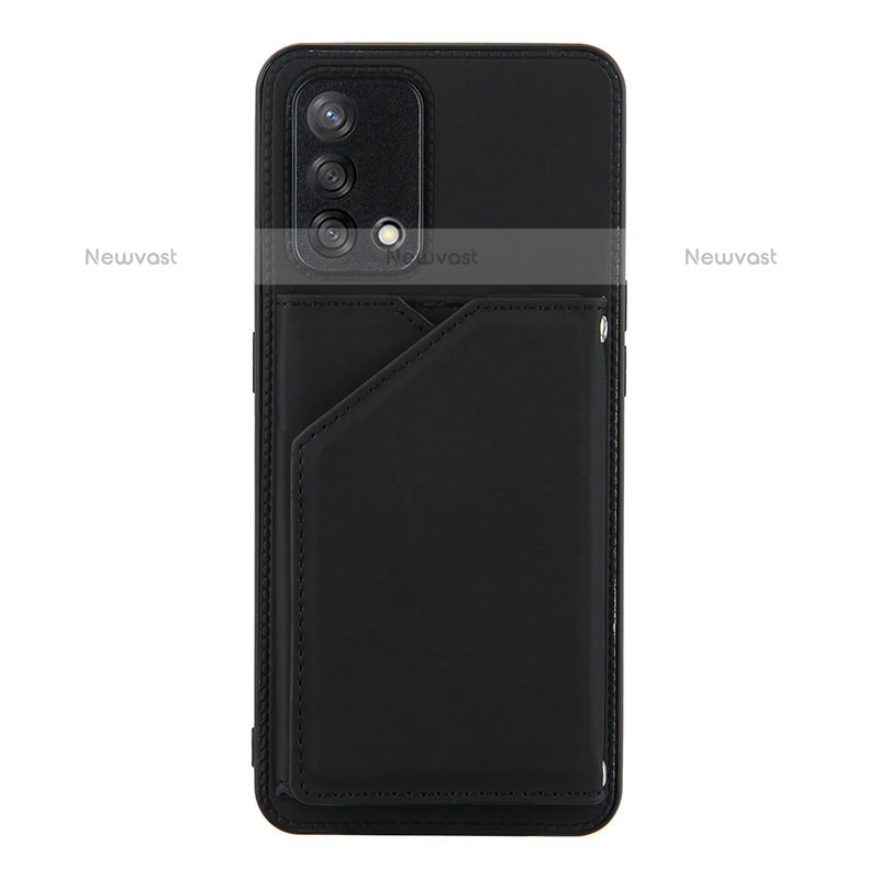 Soft Luxury Leather Snap On Case Cover Y01B for Oppo A74 4G