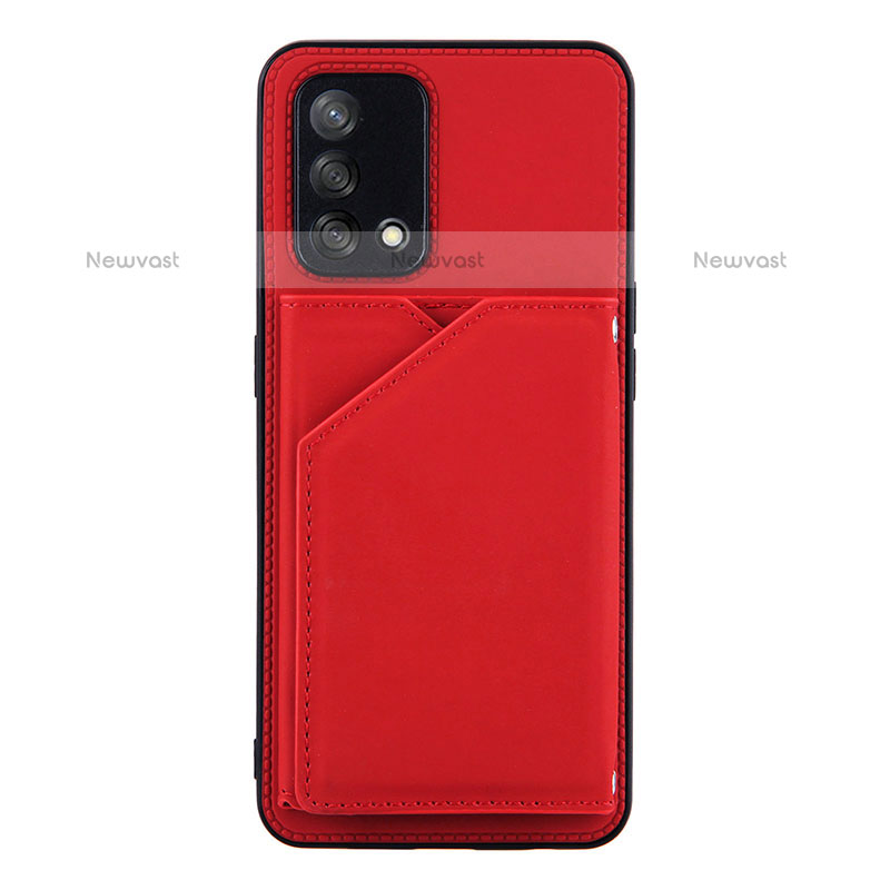 Soft Luxury Leather Snap On Case Cover Y01B for Oppo A74 4G