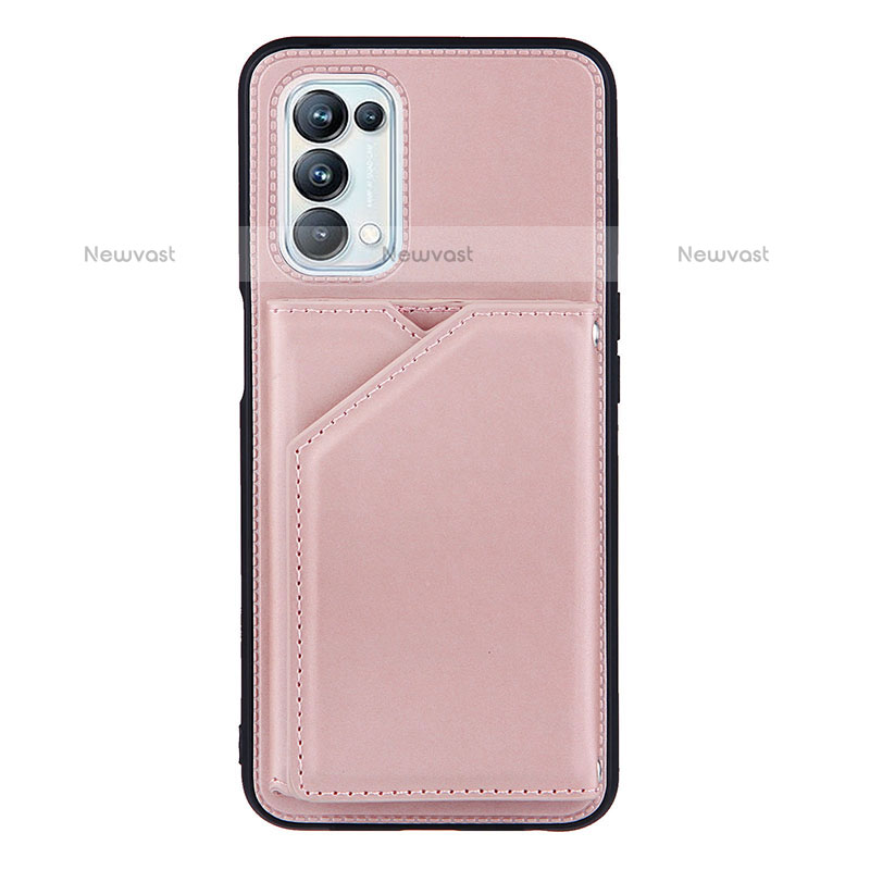 Soft Luxury Leather Snap On Case Cover Y01B for Oppo A93 5G