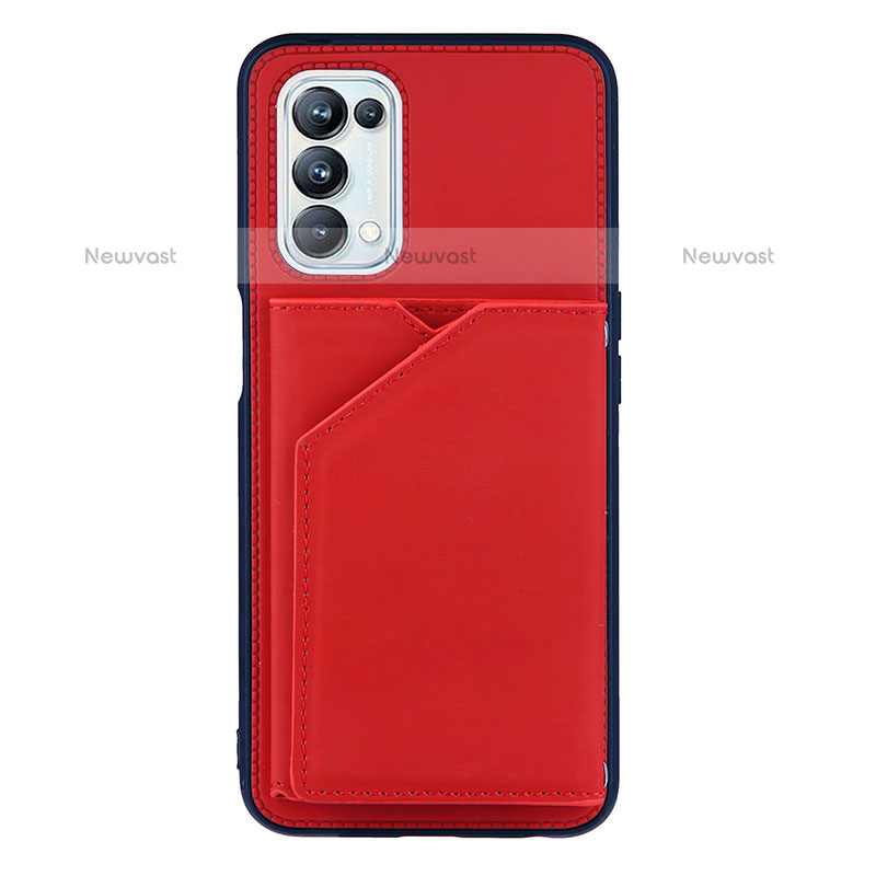 Soft Luxury Leather Snap On Case Cover Y01B for Oppo A93 5G