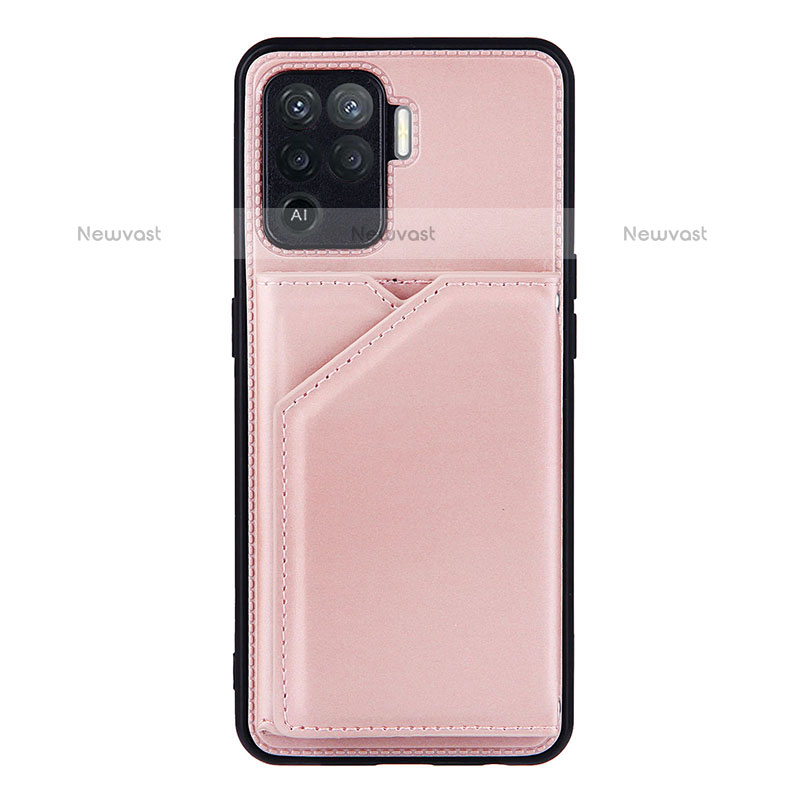 Soft Luxury Leather Snap On Case Cover Y01B for Oppo A94 4G