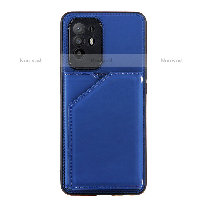 Soft Luxury Leather Snap On Case Cover Y01B for Oppo A94 5G