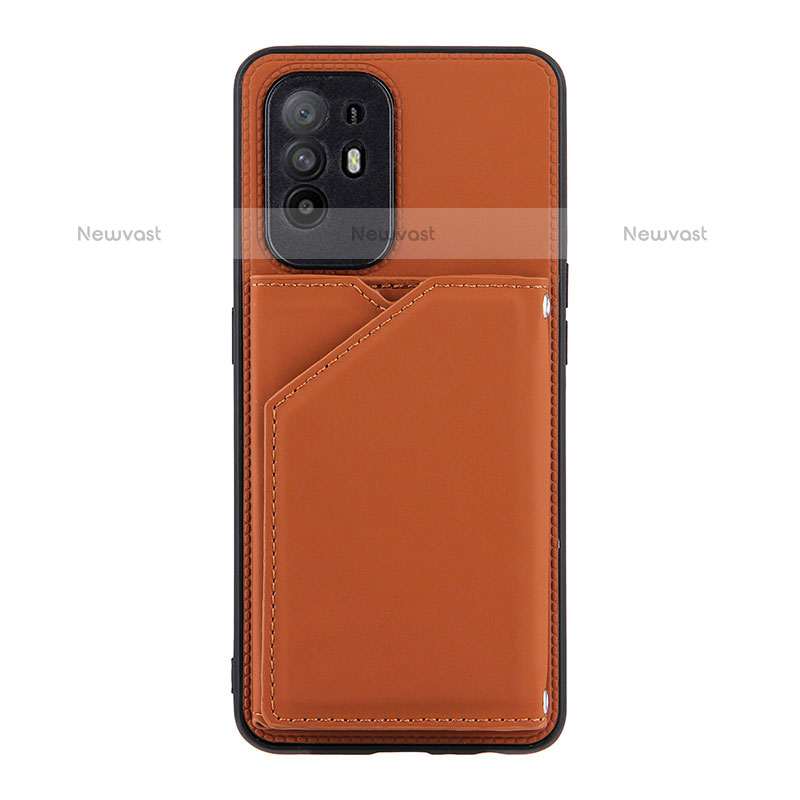 Soft Luxury Leather Snap On Case Cover Y01B for Oppo A94 5G