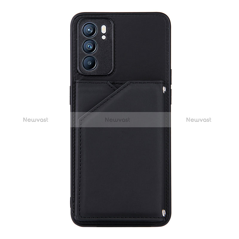 Soft Luxury Leather Snap On Case Cover Y01B for Oppo Reno6 5G