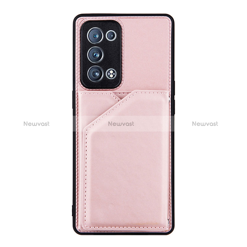 Soft Luxury Leather Snap On Case Cover Y01B for Oppo Reno6 Pro+ Plus 5G