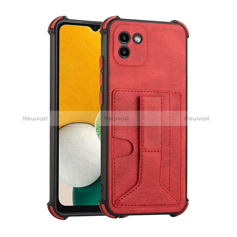 Soft Luxury Leather Snap On Case Cover Y01B for Samsung Galaxy A03