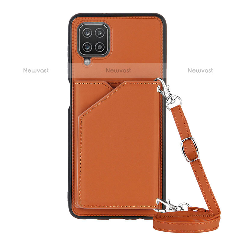 Soft Luxury Leather Snap On Case Cover Y01B for Samsung Galaxy A12