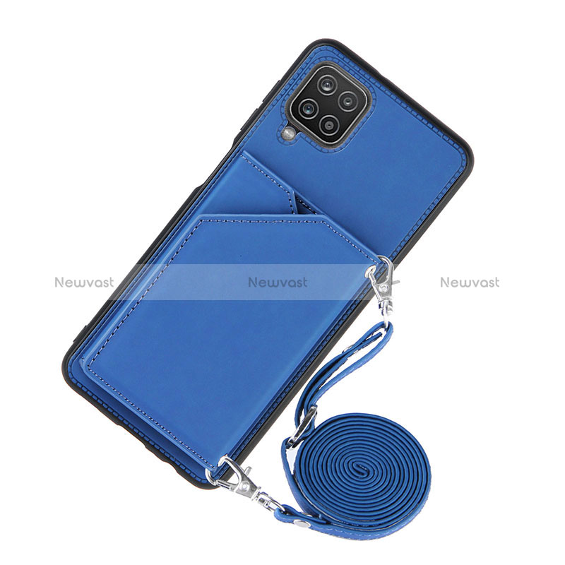 Soft Luxury Leather Snap On Case Cover Y01B for Samsung Galaxy A12 5G