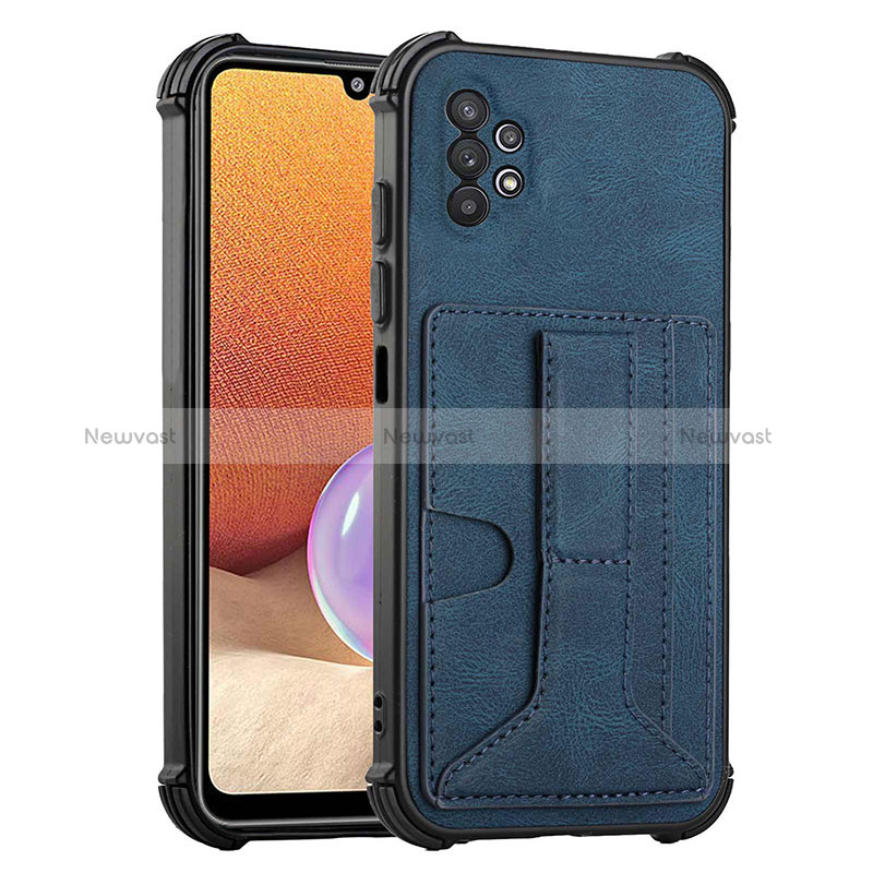 Soft Luxury Leather Snap On Case Cover Y01B for Samsung Galaxy A32 5G