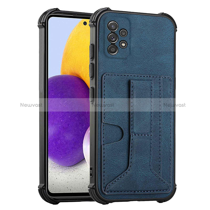 Soft Luxury Leather Snap On Case Cover Y01B for Samsung Galaxy A52 4G