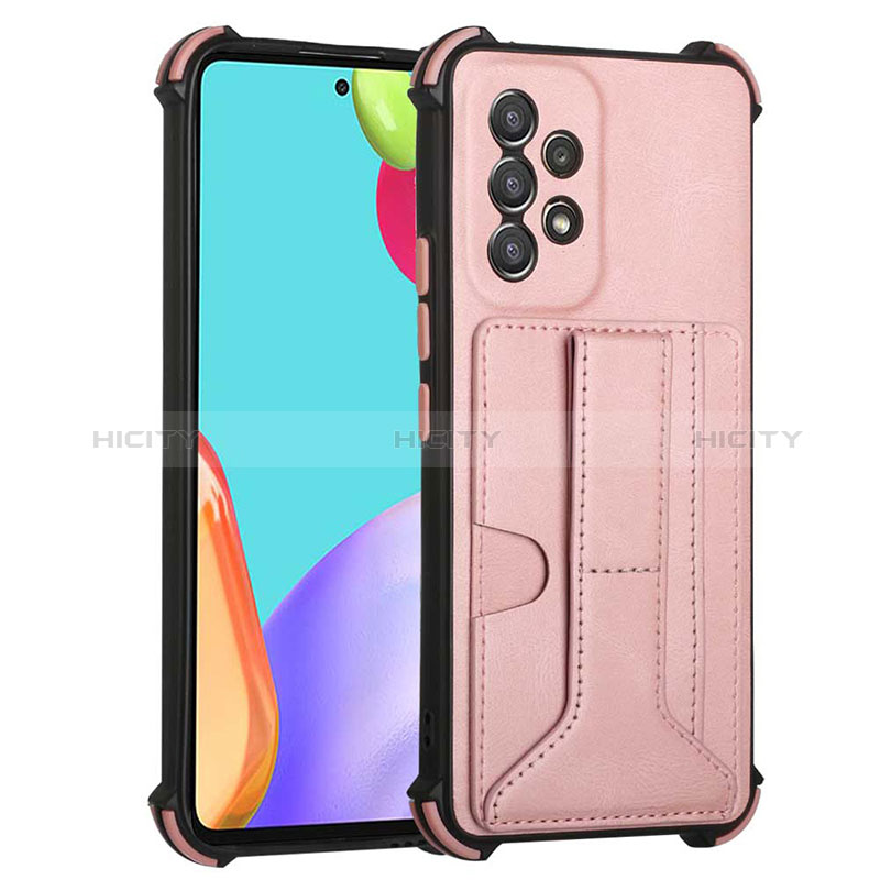 Soft Luxury Leather Snap On Case Cover Y01B for Samsung Galaxy A53 5G