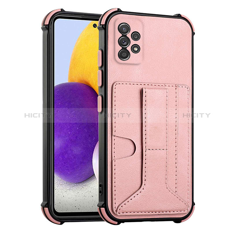 Soft Luxury Leather Snap On Case Cover Y01B for Samsung Galaxy A72 4G
