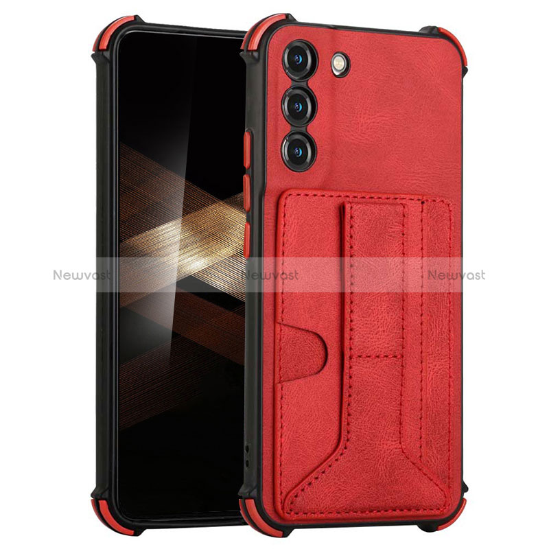 Soft Luxury Leather Snap On Case Cover Y01B for Samsung Galaxy S24 Plus 5G