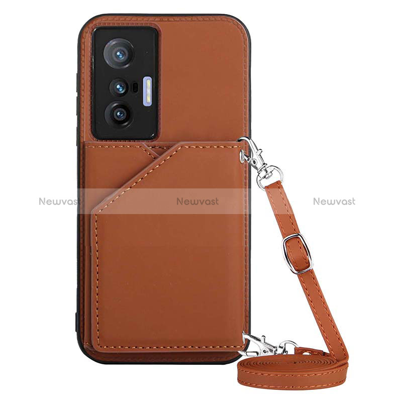 Soft Luxury Leather Snap On Case Cover Y01B for Vivo X70 5G