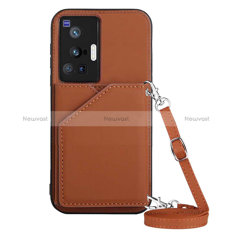 Soft Luxury Leather Snap On Case Cover Y01B for Vivo X70 Pro 5G