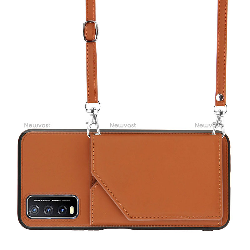 Soft Luxury Leather Snap On Case Cover Y01B for Vivo Y20a