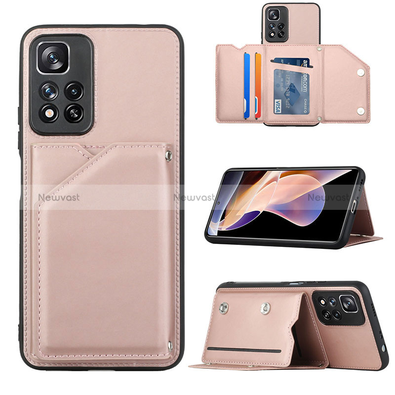 Soft Luxury Leather Snap On Case Cover Y01B for Xiaomi Mi 11i 5G (2022)