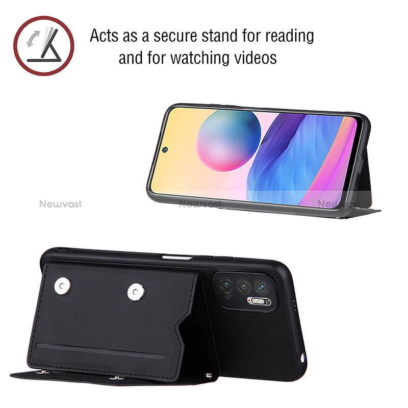 Soft Luxury Leather Snap On Case Cover Y01B for Xiaomi POCO M3 Pro 5G