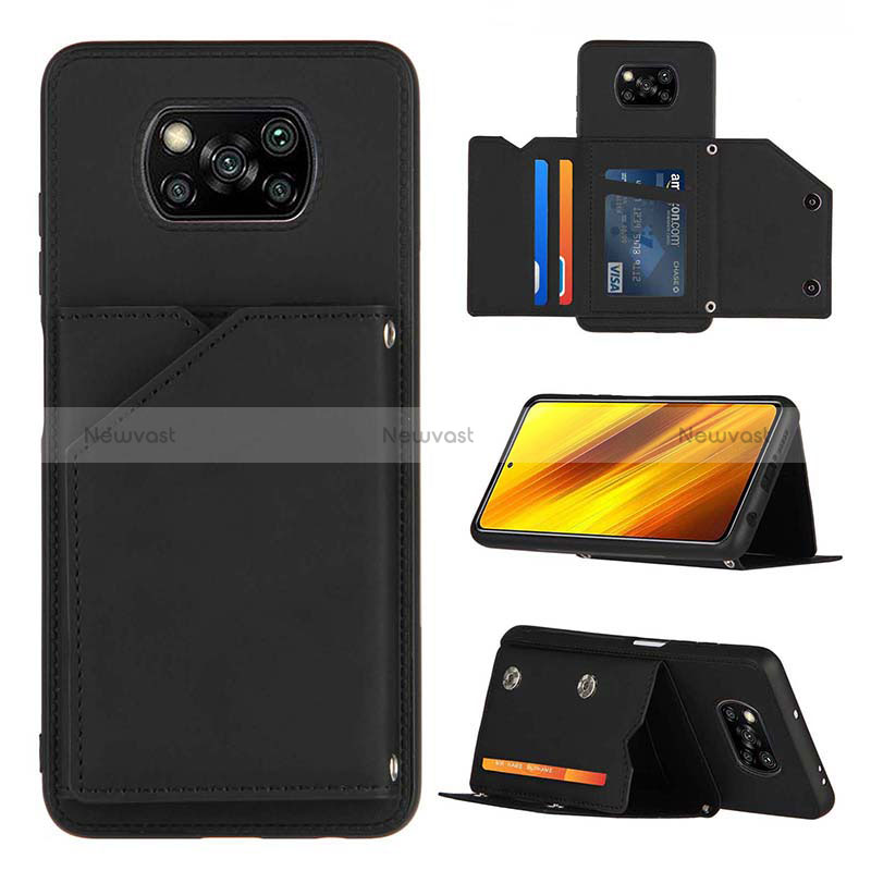 Soft Luxury Leather Snap On Case Cover Y01B for Xiaomi Poco X3 Pro