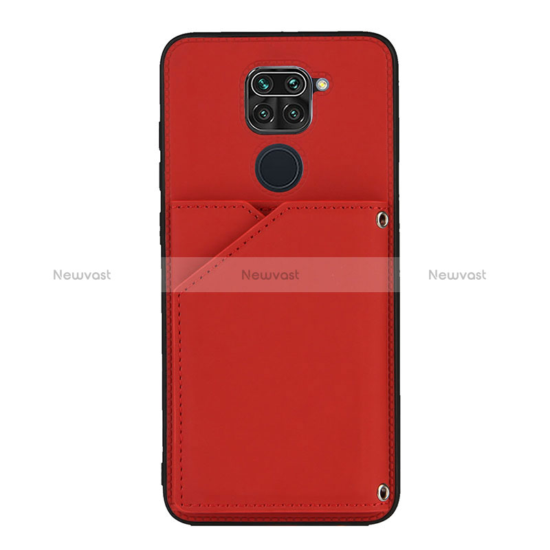 Soft Luxury Leather Snap On Case Cover Y01B for Xiaomi Redmi 10X 4G Red