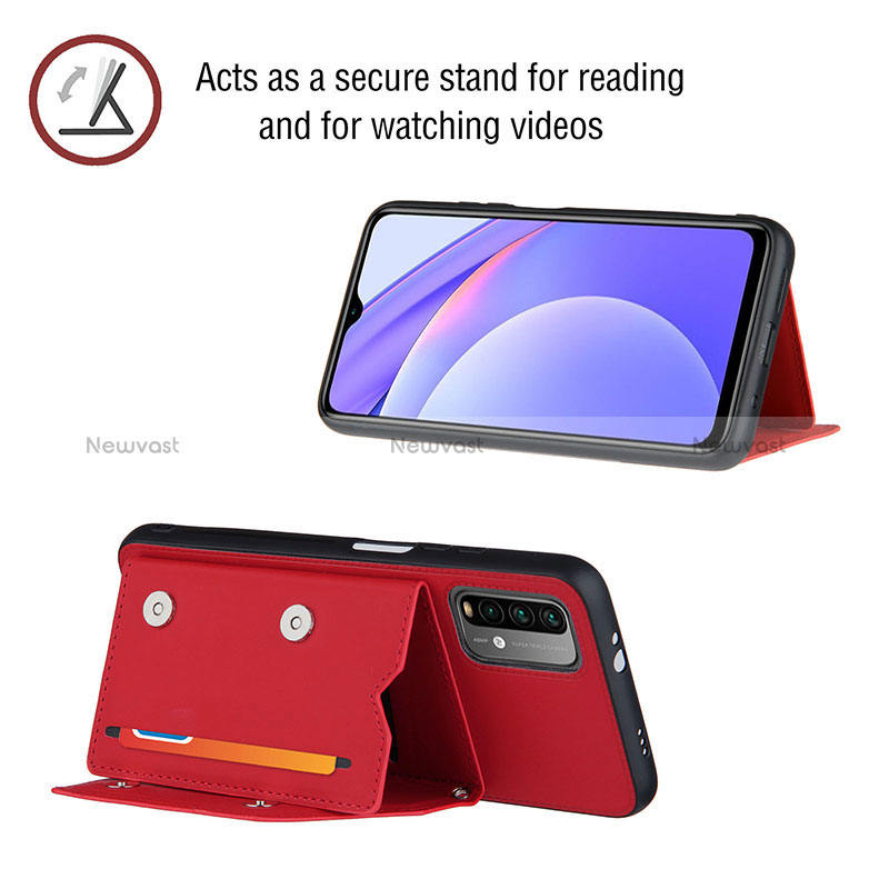 Soft Luxury Leather Snap On Case Cover Y01B for Xiaomi Redmi 9 Power