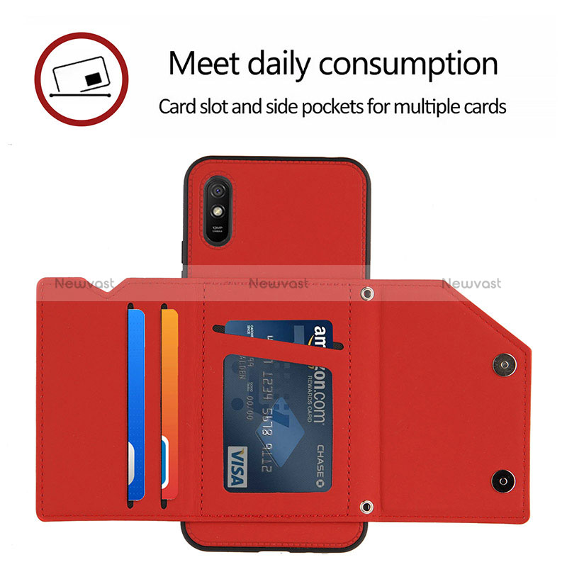 Soft Luxury Leather Snap On Case Cover Y01B for Xiaomi Redmi 9i