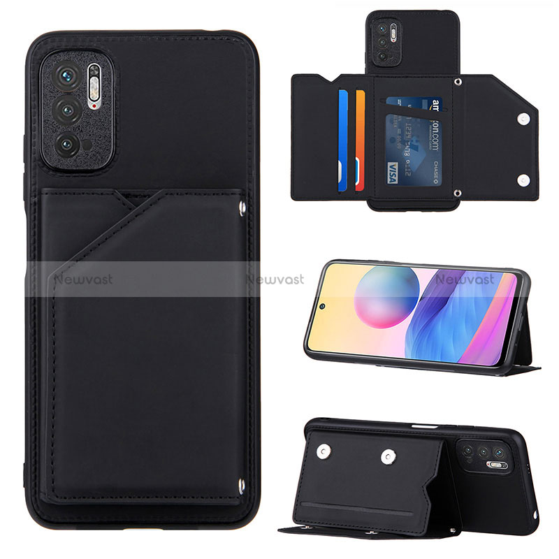 Soft Luxury Leather Snap On Case Cover Y01B for Xiaomi Redmi Note 10 5G