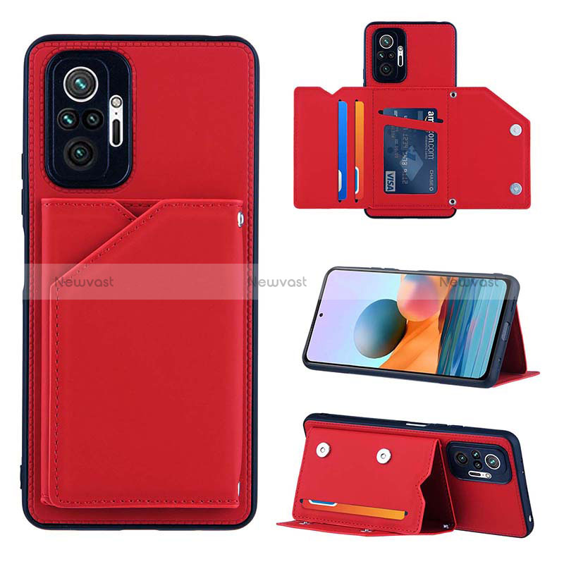 Soft Luxury Leather Snap On Case Cover Y01B for Xiaomi Redmi Note 10 Pro Max