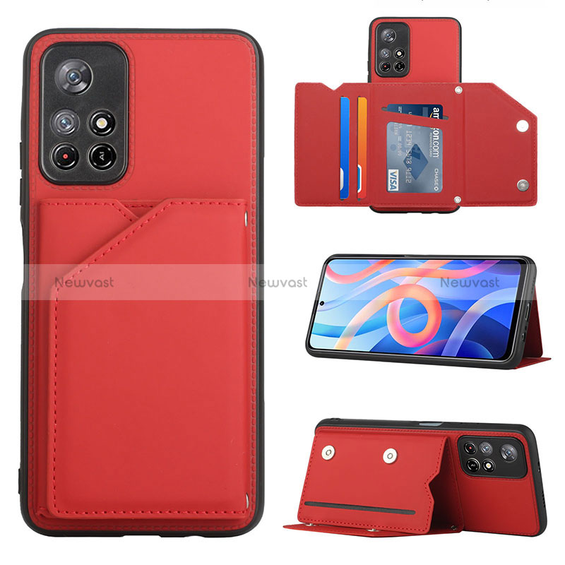 Soft Luxury Leather Snap On Case Cover Y01B for Xiaomi Redmi Note 11T 5G