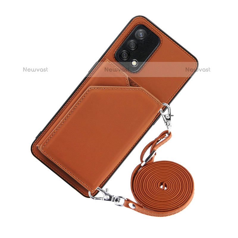 Soft Luxury Leather Snap On Case Cover Y02B for Oppo A74 4G