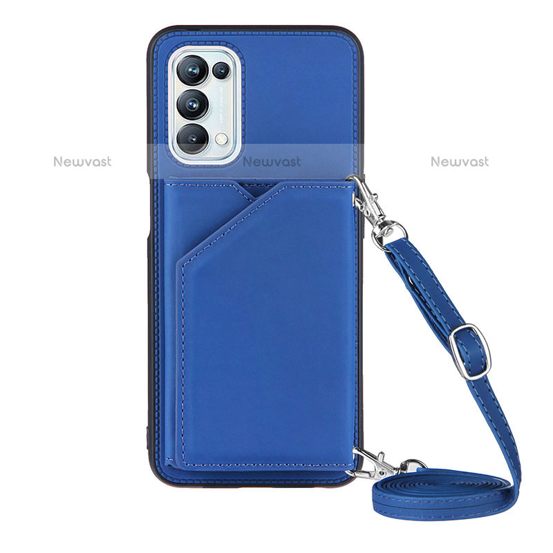 Soft Luxury Leather Snap On Case Cover Y02B for Oppo A93 5G