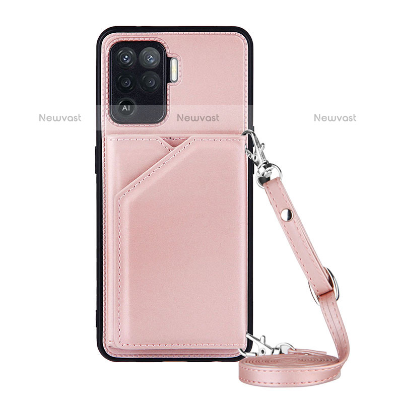 Soft Luxury Leather Snap On Case Cover Y02B for Oppo A94 4G