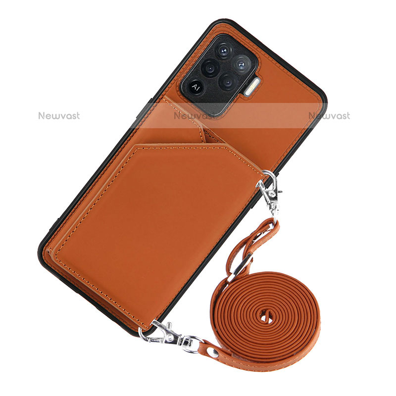 Soft Luxury Leather Snap On Case Cover Y02B for Oppo A94 4G