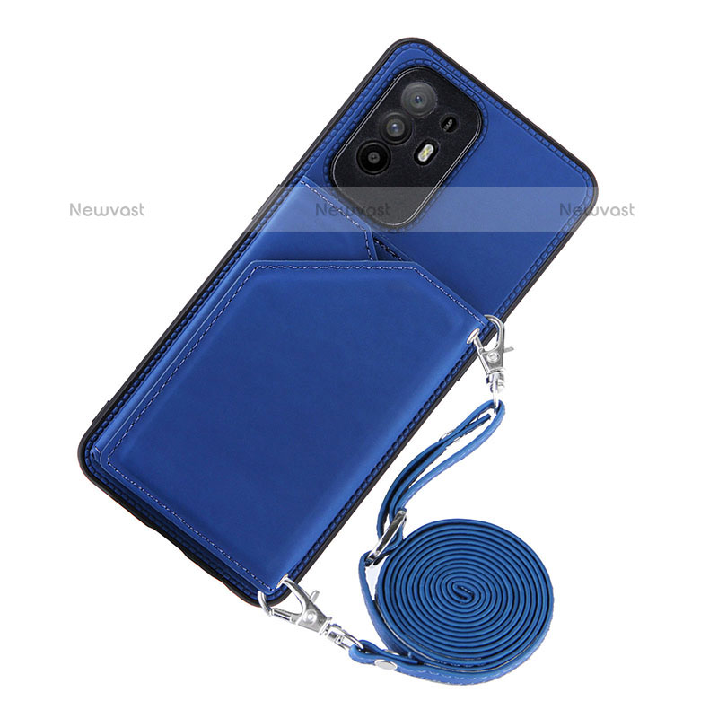 Soft Luxury Leather Snap On Case Cover Y02B for Oppo F19 Pro+ Plus 5G