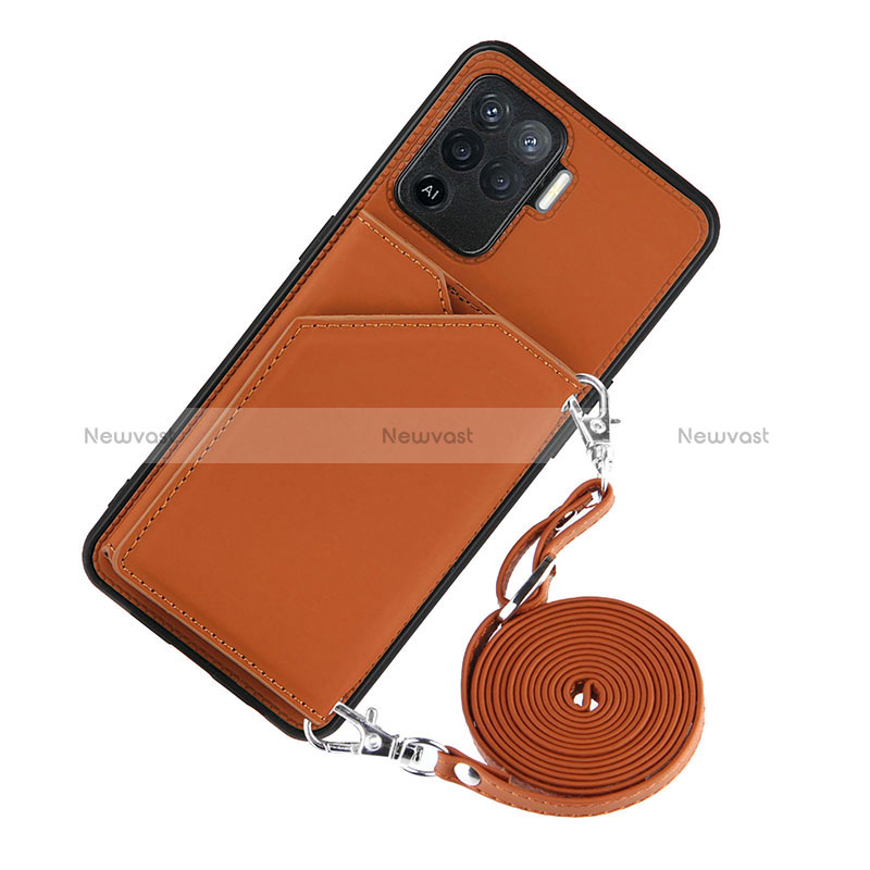 Soft Luxury Leather Snap On Case Cover Y02B for Oppo Reno5 Lite