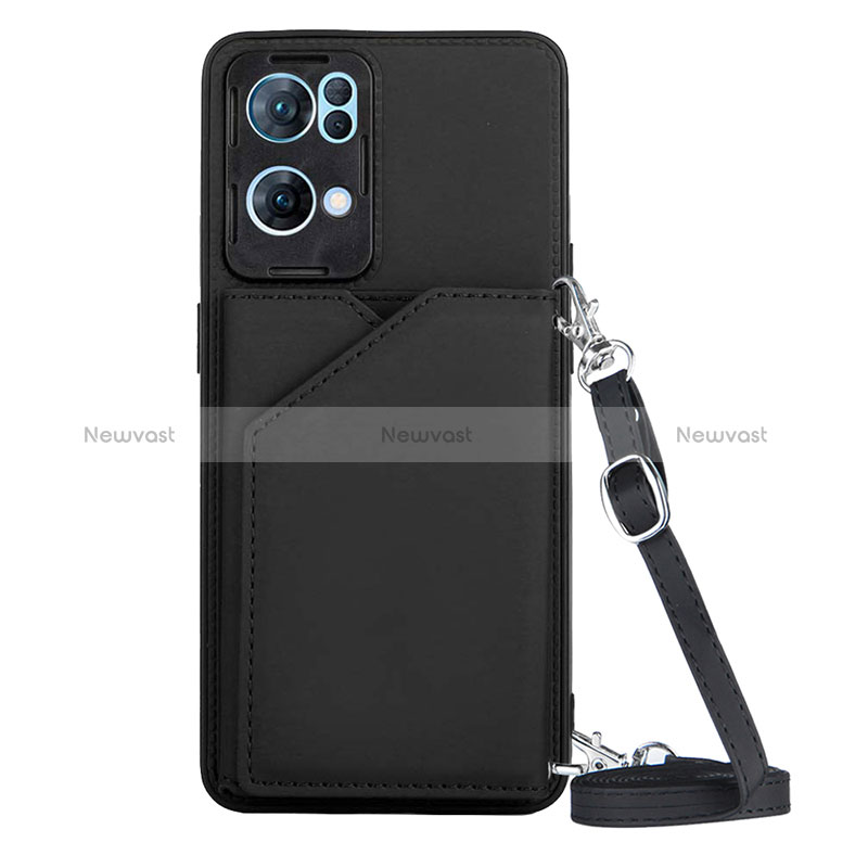 Soft Luxury Leather Snap On Case Cover Y02B for Oppo Reno7 Pro 5G