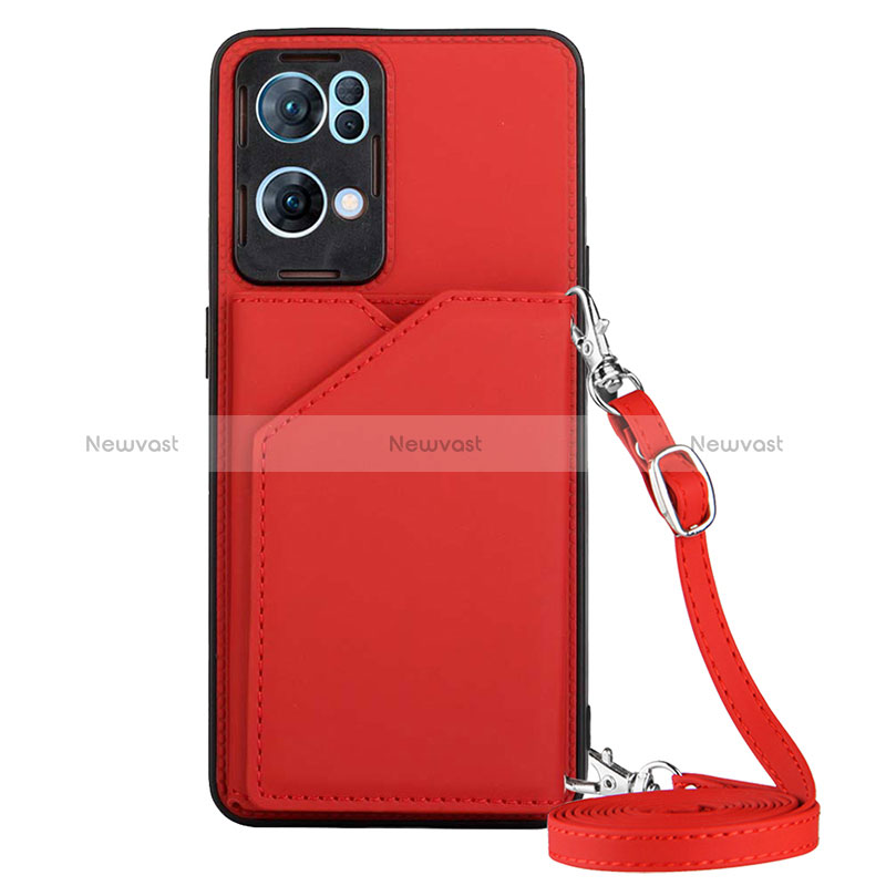 Soft Luxury Leather Snap On Case Cover Y02B for Oppo Reno7 Pro 5G