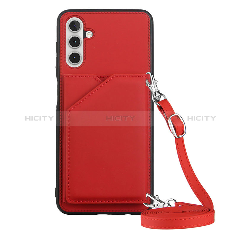 Soft Luxury Leather Snap On Case Cover Y02B for Samsung Galaxy A04s