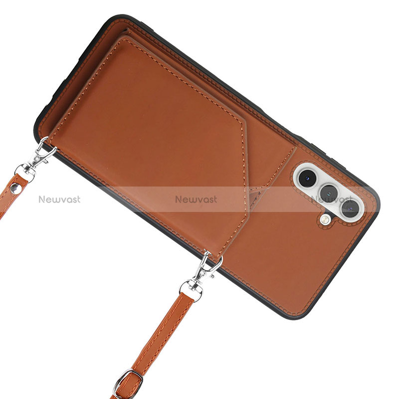 Soft Luxury Leather Snap On Case Cover Y02B for Samsung Galaxy A13 5G