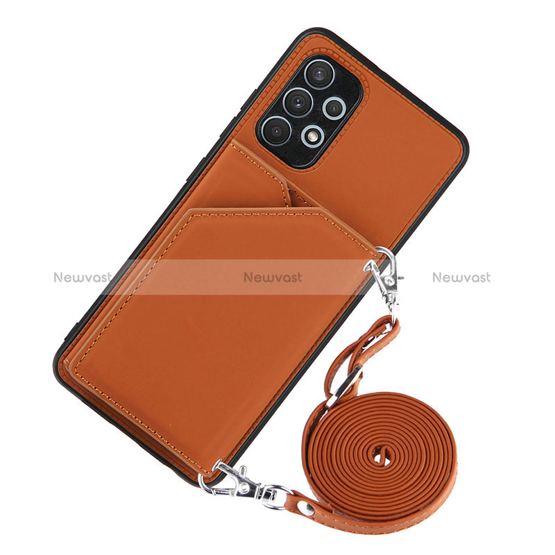 Soft Luxury Leather Snap On Case Cover Y02B for Samsung Galaxy A32 4G