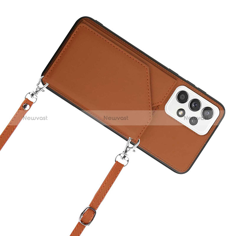 Soft Luxury Leather Snap On Case Cover Y02B for Samsung Galaxy A33 5G