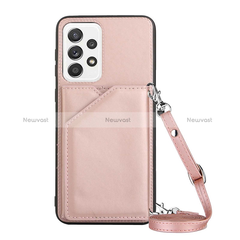 Soft Luxury Leather Snap On Case Cover Y02B for Samsung Galaxy A33 5G